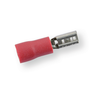 Isolierter Verbinder rot 2,8x0,5 mm